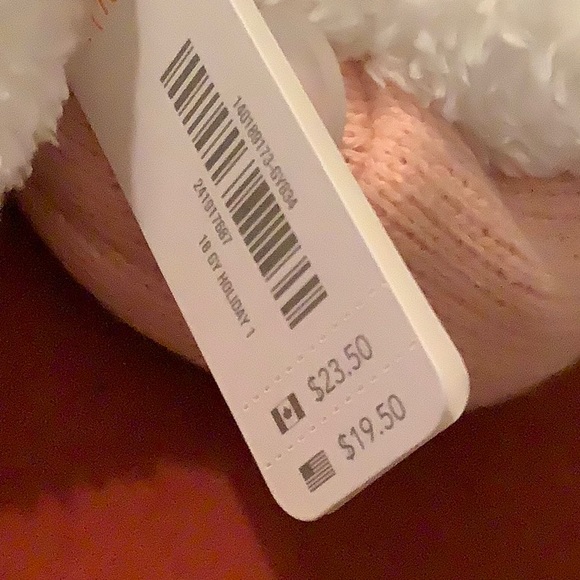 NWT Gymboree Girls Petal Pink Pom-Pom Slippers S M L - Picture 8 of 10